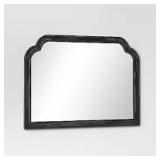 French Country Mantel Mirror Black - Threshold - 36" x 26"