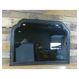 French Country Mantel Mirror Black - Threshold - 36" x 26"