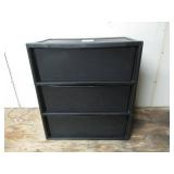 3 Drawer Wide Tower Black – Brightroom - Sterilite