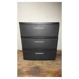 3 Drawer Wide Tower Black – Brightroom - Sterilite