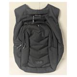 Lole Quilted Backpack Padded Back Shoulder Fits Up to 17" Laptop Black