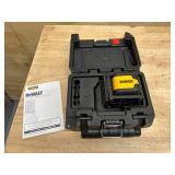 DEWALT DW08802CG 55 ft. Green Self-Leveling Cross Line Laser Level with Case - C97.02