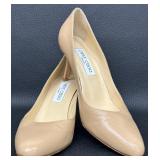 Jimmy Choo Tan Leather Pumps - Size 38