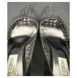 Jimmy Choo Black Suede Pumps - Size 38