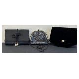 Trio of Three Black Purses