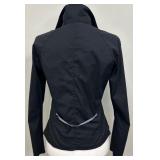 Awesome Lightweight Black Cotton Mix Zip Up