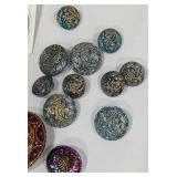 Beautiful Czech Glass Buttons