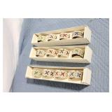 Set of 12 Jeweled Napkin Rings in Original Packaging