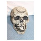 Set of 4 Light-Up Halloween Skull Decorations