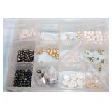 Mixed Lot of Crafting Beads and Jewelry Supplies