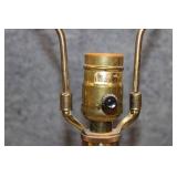 Vintage Schlumberger Brass Table Lamp