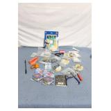 Collection of Jewelry Crafting Supplies and Tools