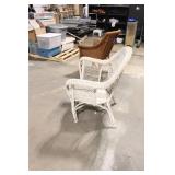 White Wicker Armchair