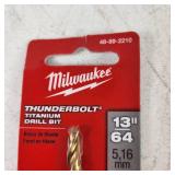 Lot Of Eight Milwaukee Miscellaneous Drill Bits New One Open Package