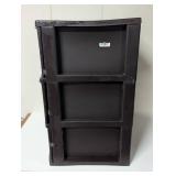 Sterilite 3 Drawer Wide Weave Tower Plastic, Espresso