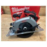 MILWAUKEE 2630-20 M18 18V Lithium-Ion Cordless 6-1/2 in. Circular Saw (Tool-Only) - B129