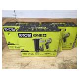 Lot of 3 Non-Working - RYOBI P321 ONE+ 18V 18-Gauge Cordless AirStrike Brad Nailer (Tool Only) - D139E