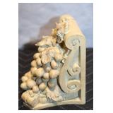 Decorative Ceramic Grapevine Bookend