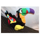 Set of 3 Plush Toys - Lion, Camel, and Toucan