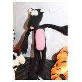 Collection of 6 Plush Toys Including Tigger and Dragons