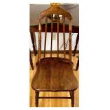 Vintage Kidney Shaped Dressing Table, Chair and Milk Glass & Wood Lamp