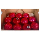 Large Collection of Shiny Brite Christmas Glass Tree Ornaments