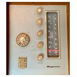 Vintage Magnavok  3 in 1 Console TV, Turntable, AM FM Radio Stereophonic Media Console Cabinet