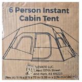 CORE 6 Person Instant Cabin Tent 11x9 Gray/Green - new in orig pkg