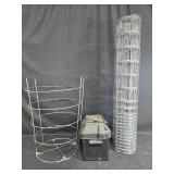 Wire Mesh Roll, Metal Wire Frame, and Sturdy Storage Box