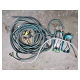 Complete Garden Hose Set with Sprinklers and Nozzles