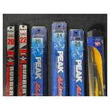 Set of 6 Car Wiper Blades and Rubber Refills