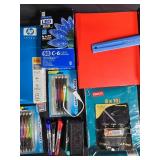 Assorted Office Supplies Bundle with Notebooks, Pens, and More