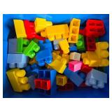 Colorful Building Block Set with Storage Container