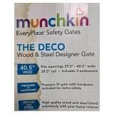 Munchkin The Deco Wood & Steel Designer Safety Gate