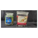 Assorted Set of Candles, Candle Holders, and Scented Jar Candles