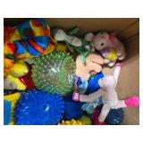 Collection of Plush Toys and Assorted Play Items