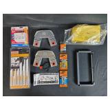 Assorted Hardware Set: Saw Blades, Surge Suppressor, Wood Screws, Clamps, Anchors