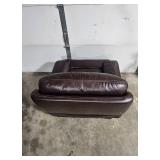 Brown Leather Recliner Chair with Power Recline