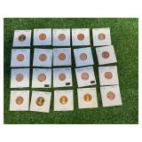 20 Assorted Years Lincoln Cent Proofs