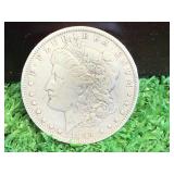 1889 O Morgan Silver Dollar