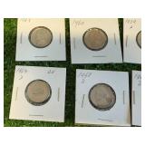 8 Jefferson Nickels Pre 1965