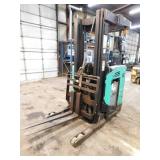 2009 Mitsubishi ESR15N-36V Electric Reach Forklift for Repair