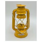 CMT 8" Yellow Railroad Kerosene Hurricane Lantern Oil Lamp