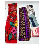 Scarfs, Silk, other material