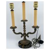 vintage candelabra lamp