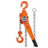 VEVOR 1-1/2 Ton Manual Lever Chain Hoist 20 ft. Lever Hoist with Weston Double-Pawl Brake for Garage, Factory, Dock  Customer Returns See Pictures