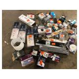 Lot of Assorted Lighting Items  and Hardware Various Models and conditions  Customer Returns See Pictures