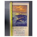 Vintage 1939 Thomas D. Murphy Co. Calendar