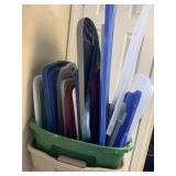 Assorted Storage Bins Collection