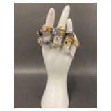 Vintage Ring Collection Mix Metals & Styles